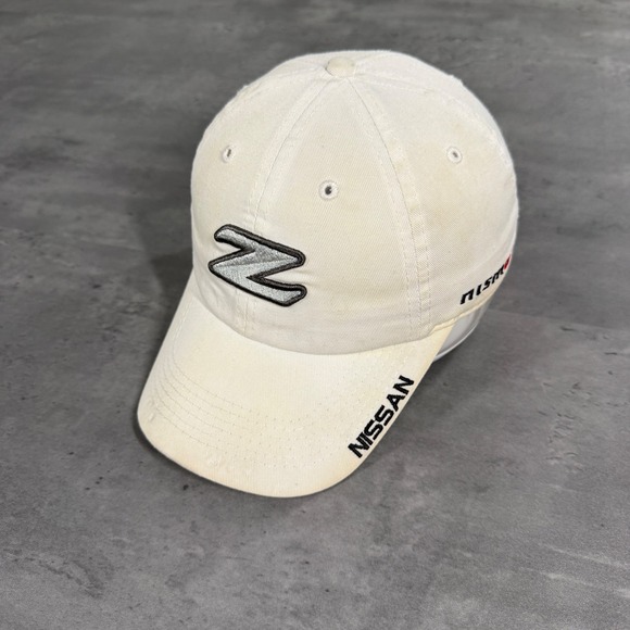 Nissan Z Hat Mens White Drift Nismo Shift Performance Embroidered Racing Cap‎